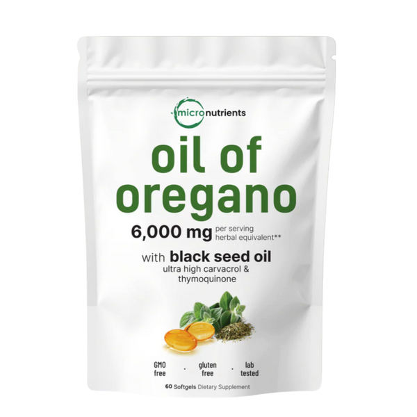 Oil of Oregano with Black seed Oil Soft Gels