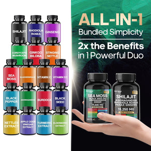 Shilajit & Sea Moss - Vitality & Nourishment