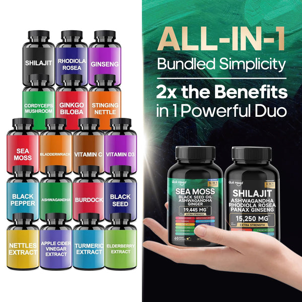 Shilajit & Sea Moss - Vitality & Nourishment